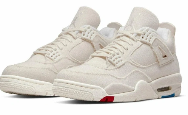 Canvas Jordan Air DQ4909-100 Retro 4 Blank 0810
